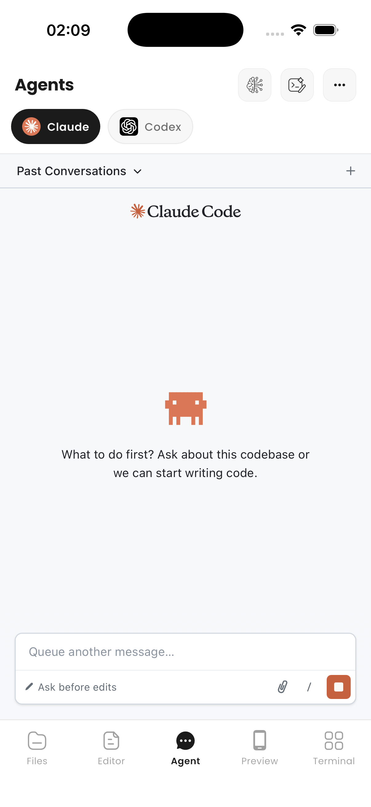 Capture de l'application mobile nullcod